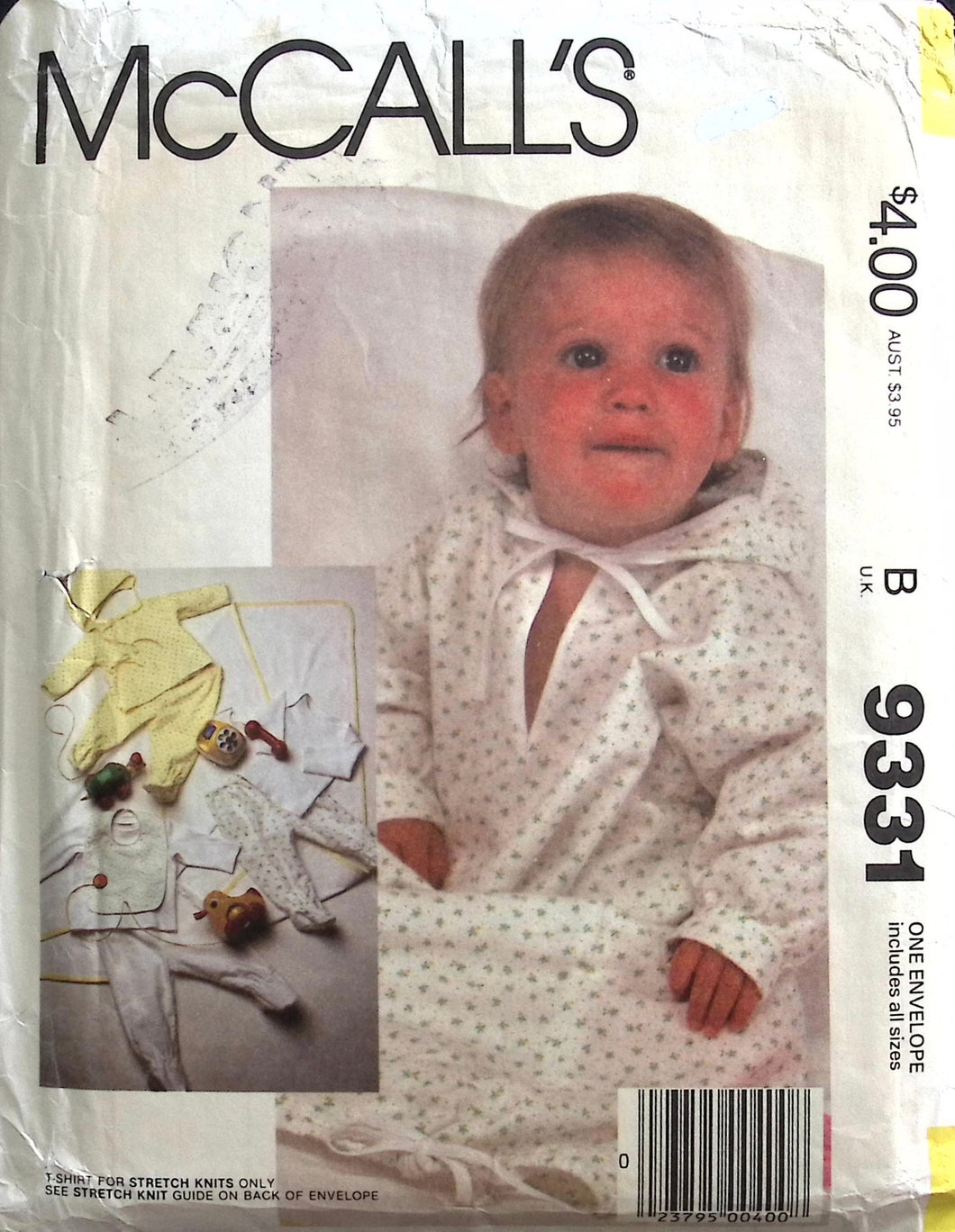 Vintage Sewing Pattern: McCalls 9331