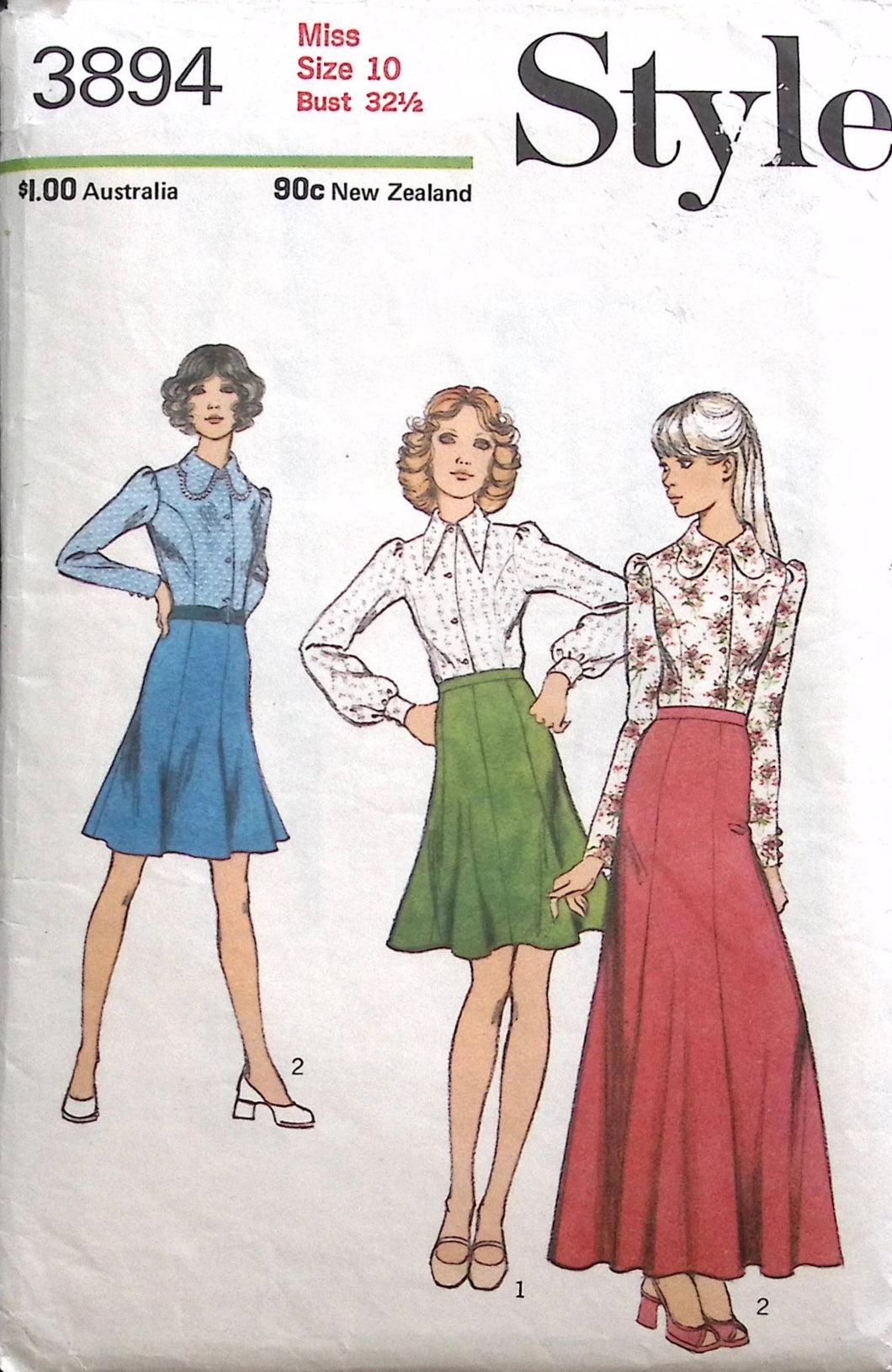 Vintage Sewing Pattern: Style 3894