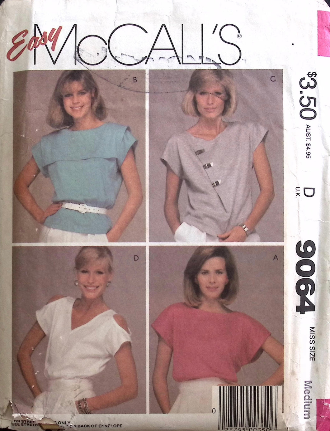 Vintage Sewing Pattern: McCalls 9064
