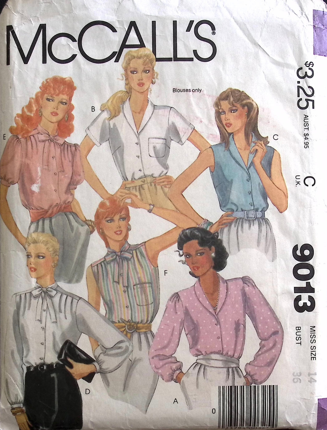 Vintage Sewing Pattern: McCalls 9013