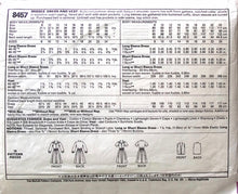 Load image into Gallery viewer, Vintage Sewing Pattern: McCalls 8457

