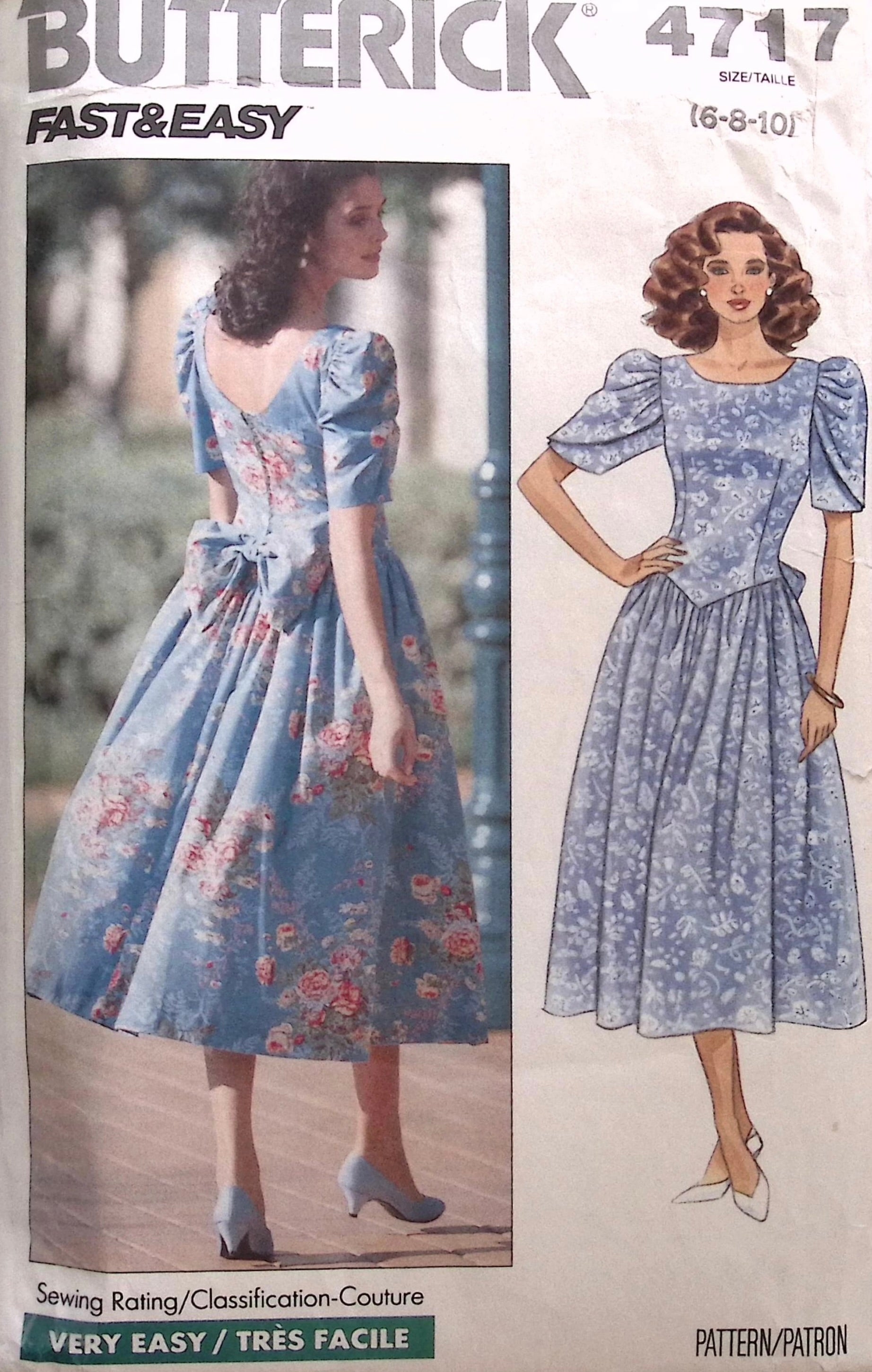 Vintage Sewing Pattern: Butterick 4717 – Vintage Stitch Australia