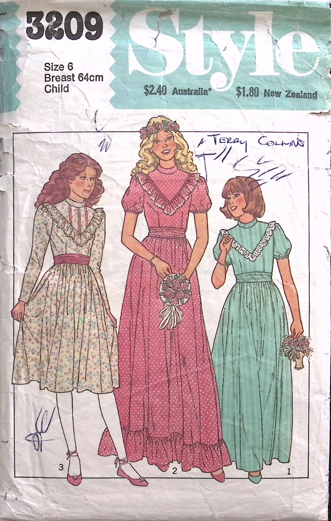 Vintage Sewing Pattern: Style 3209
