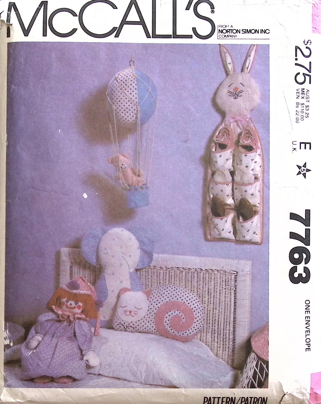 Vintage Sewing Pattern: McCalls 7763