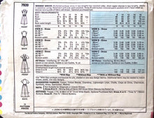 Load image into Gallery viewer, Vintage Sewing Pattern: McCalls 7920
