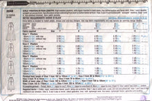 Load image into Gallery viewer, Vintage Sewing Pattern: Style 2048
