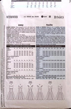 Load image into Gallery viewer, Reproduced Vintage Sewing Pattern: Butterick B5603
