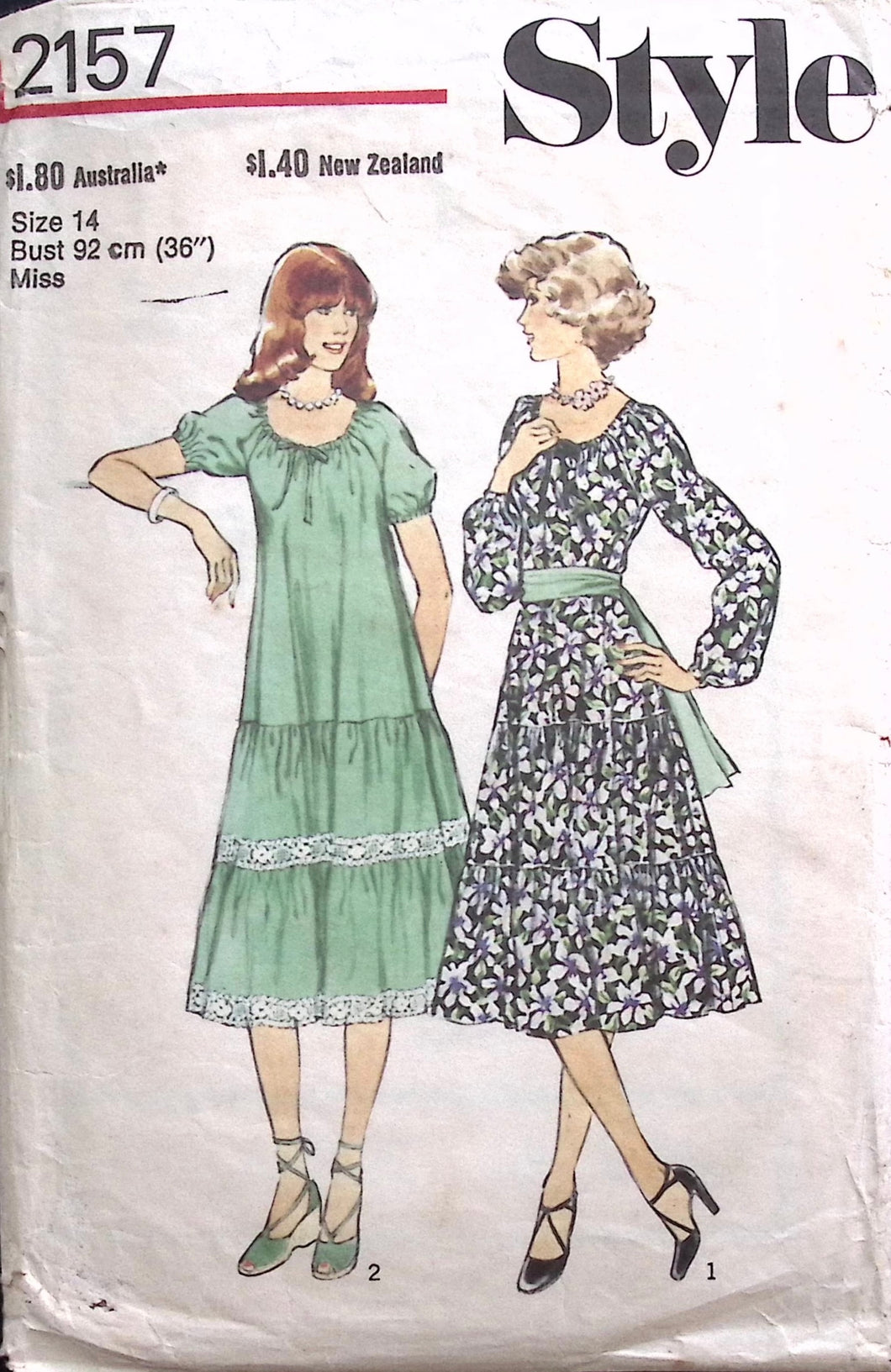 Vintage Sewing Pattern: Style 2157
