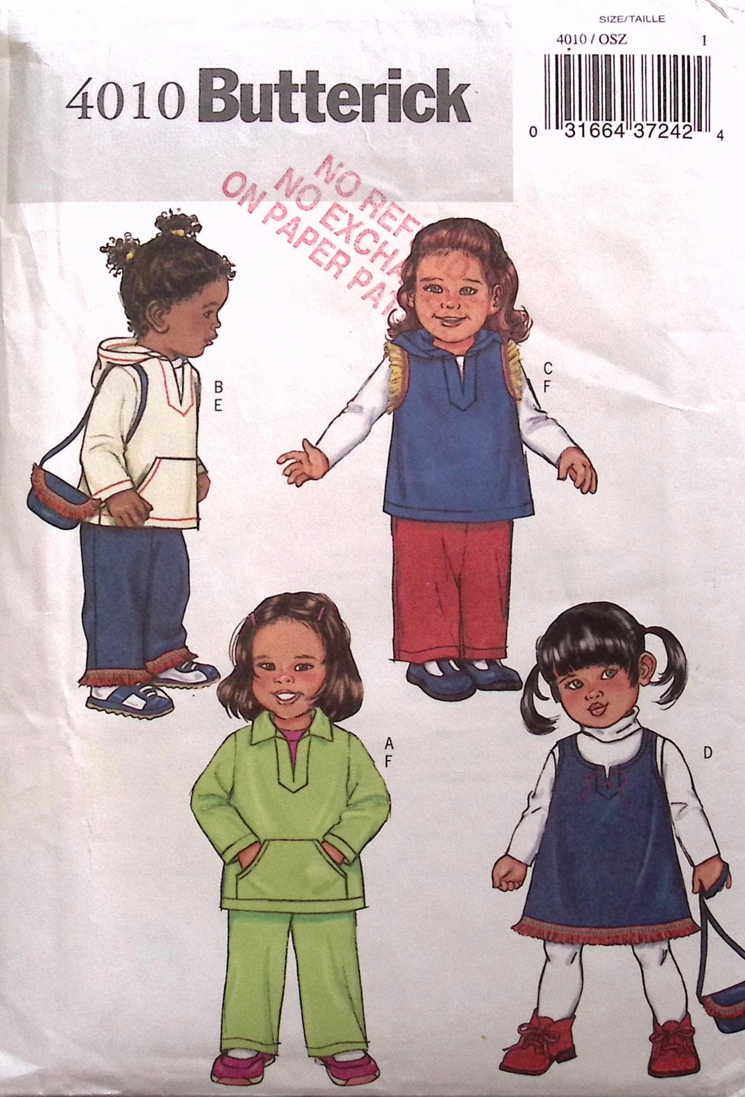 Sewing Pattern: Butterick 4010