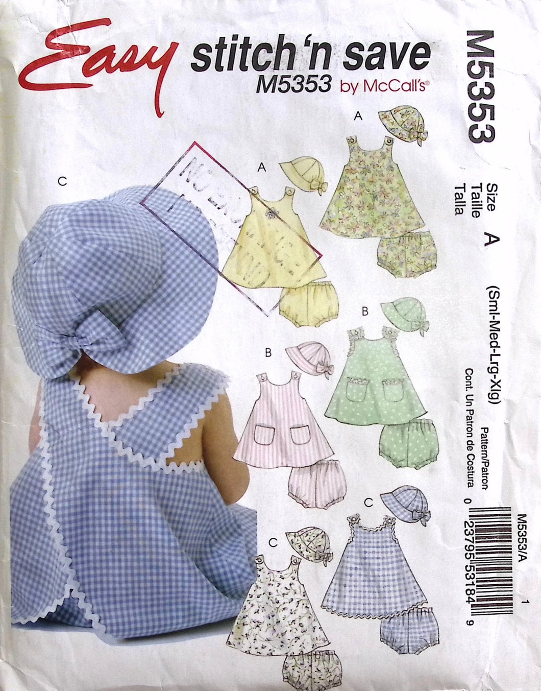 Sewing Pattern: McCalls M5353