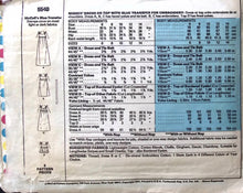 Load image into Gallery viewer, Vintage Sewing Pattern: McCalls 5540
