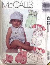 Load image into Gallery viewer, Vintage Sewing Pattern: McCalls 4312
