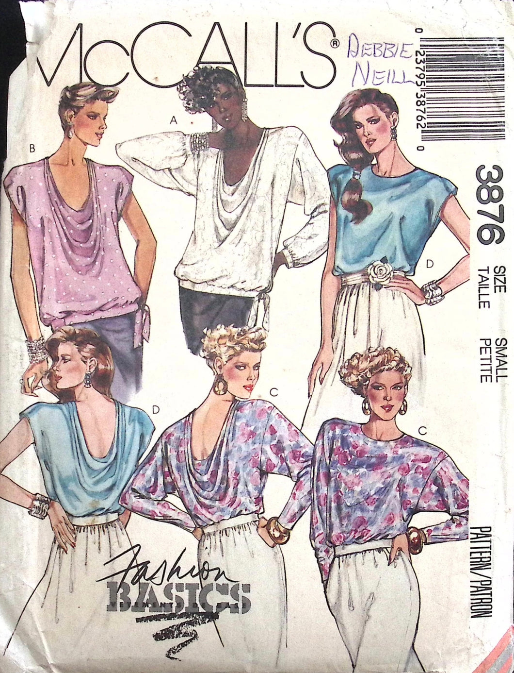Vintage Sewing Pattern: McCalls 3876