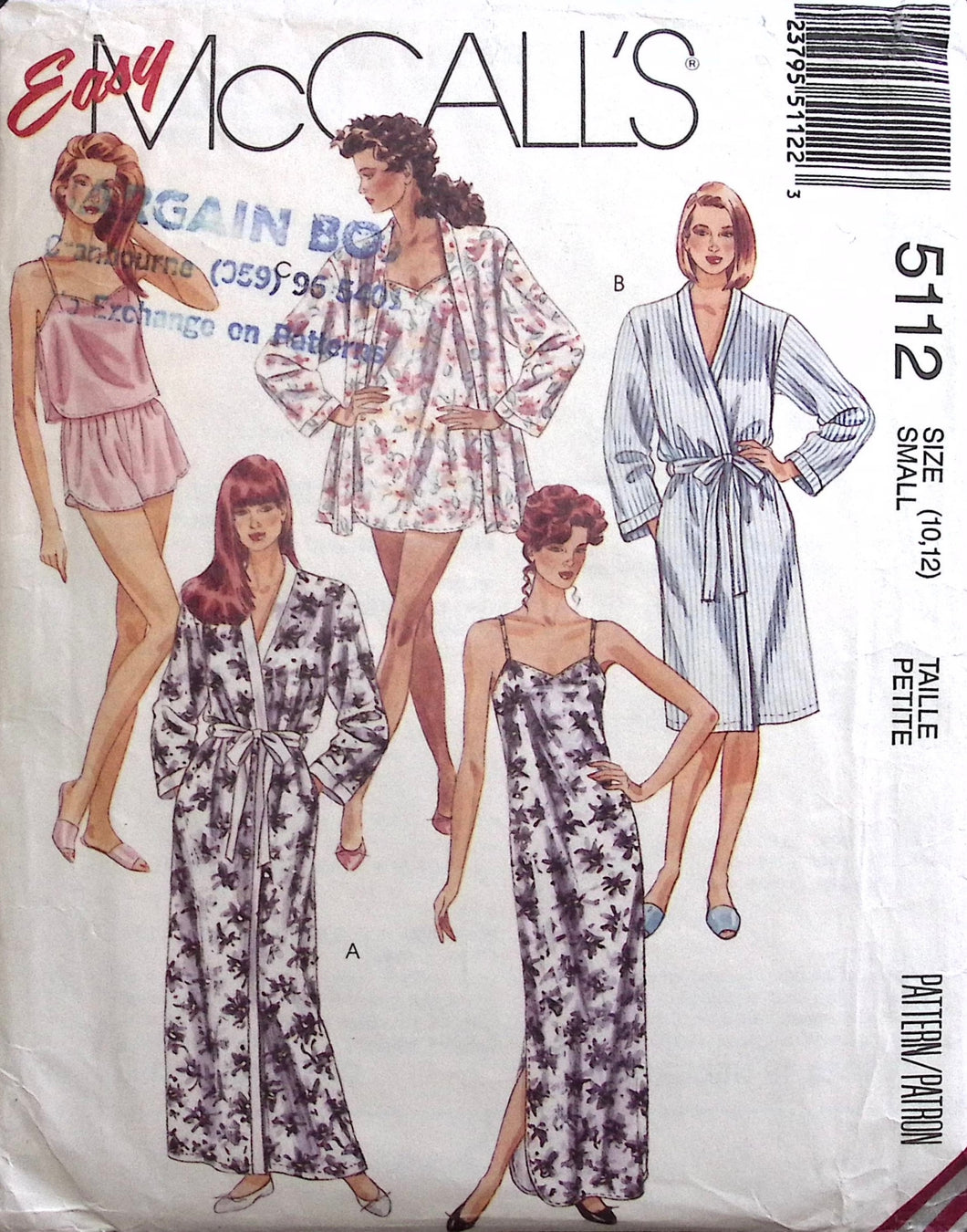 Vintage Sewing Pattern: McCalls 5112