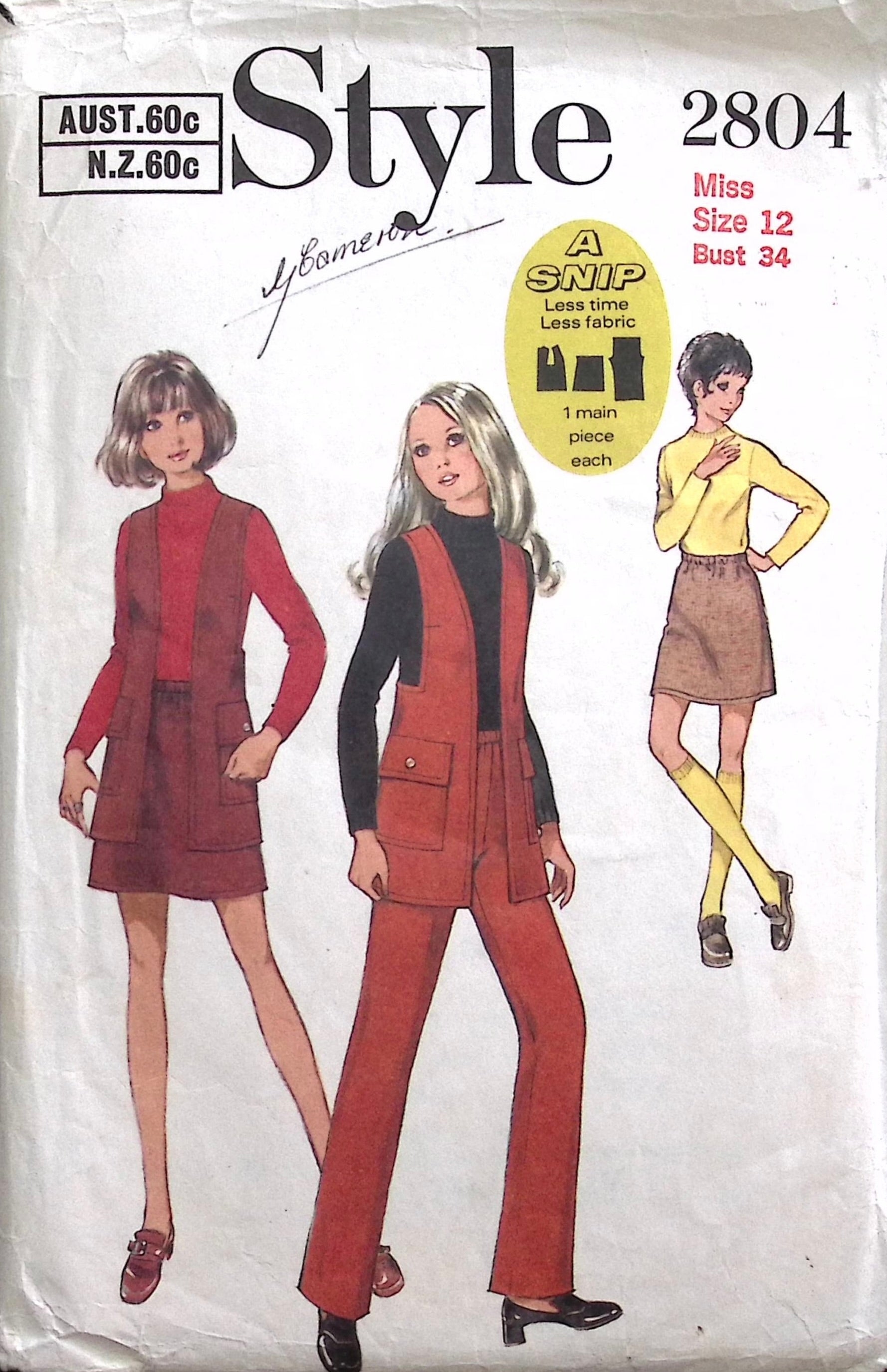 Vintage Sewing Pattern: Style 2804 – Vintage Stitch Australia