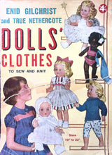 Load image into Gallery viewer, Dolls Clothes To Sew &amp; Knit by Enid Gilchrist &amp; True Nethercote
