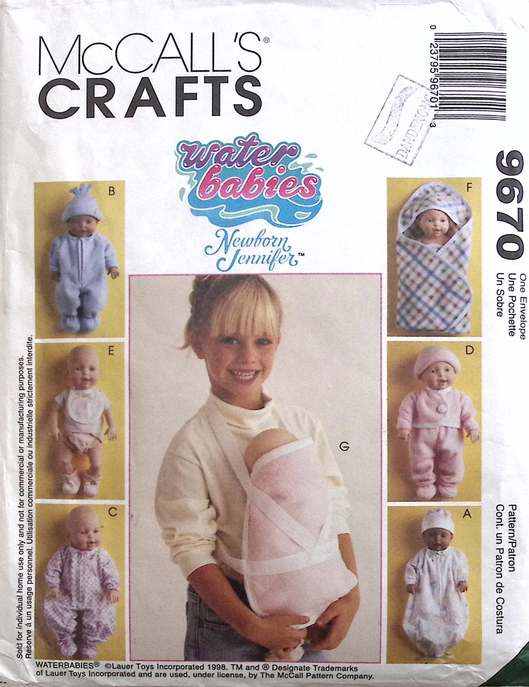 Vintage Sewing Pattern: McCalls 9670