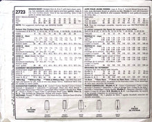 Load image into Gallery viewer, Vintage Sewing Pattern: McCalls 2723
