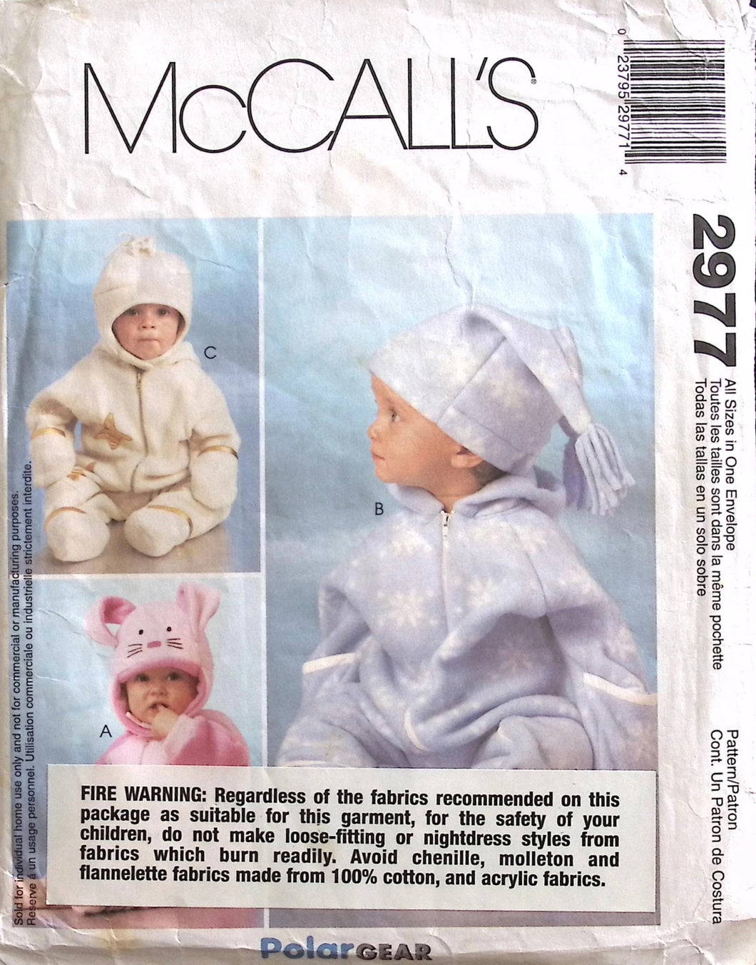 Sewing Pattern: McCalls 2977