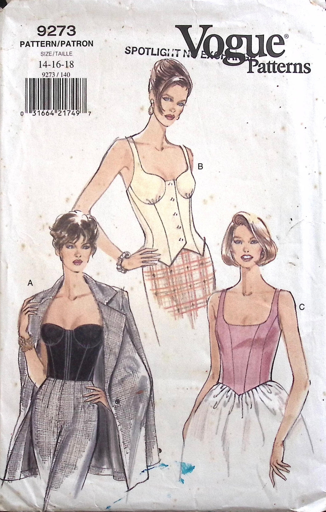 Vintage Sewing Pattern: Vogue 9273