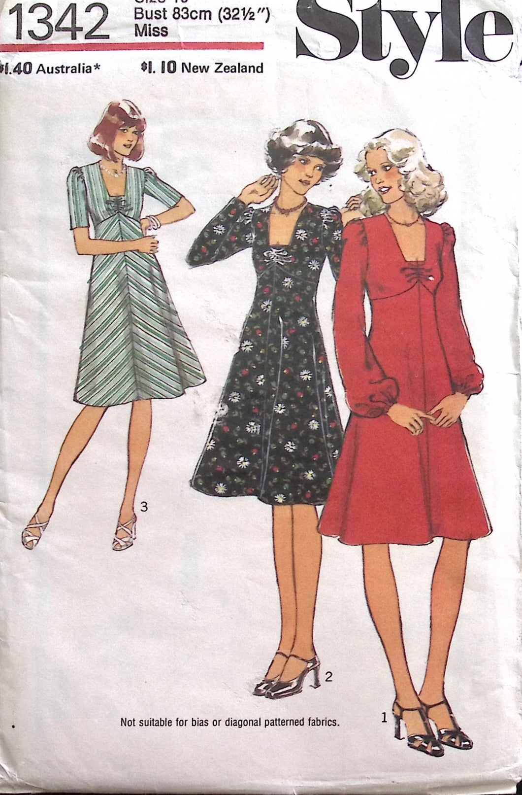 Vintage Sewing Pattern: Style 1342