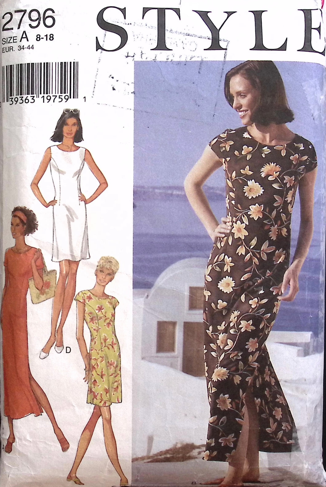 Vintage Sewing Pattern: Style 2796