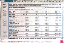 Load image into Gallery viewer, Vintage Sewing Pattern: Style 1342
