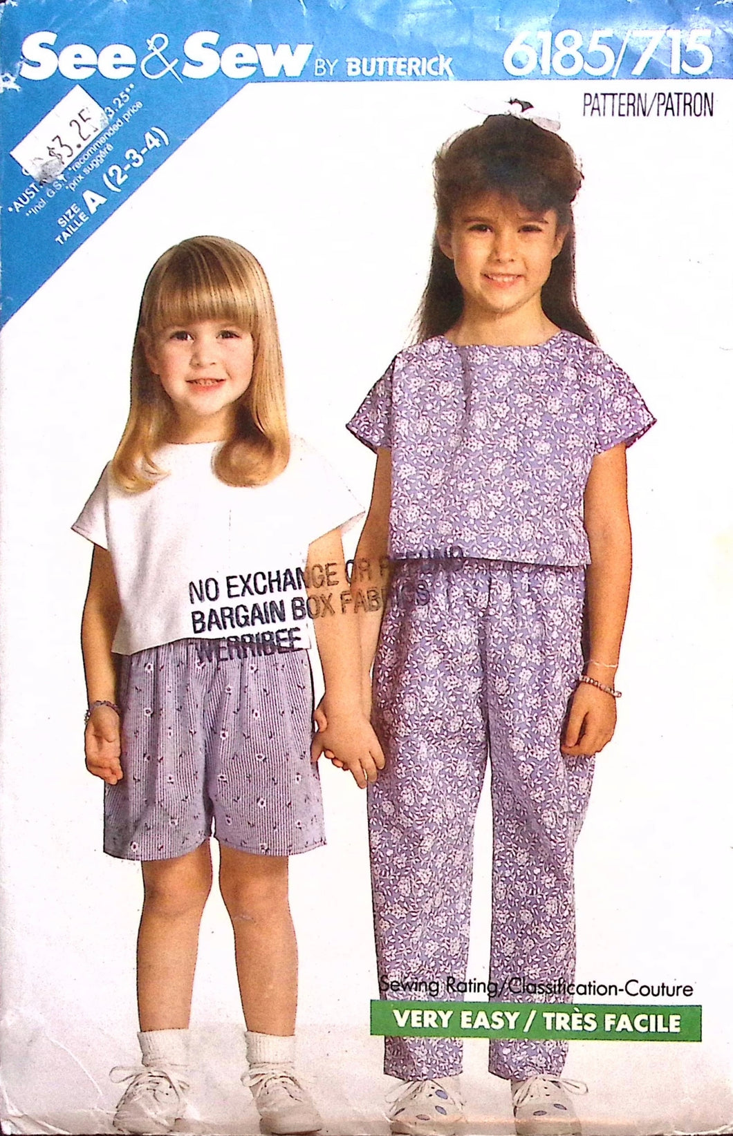 Vintage Sewing Pattern: See & Sew 6185/715