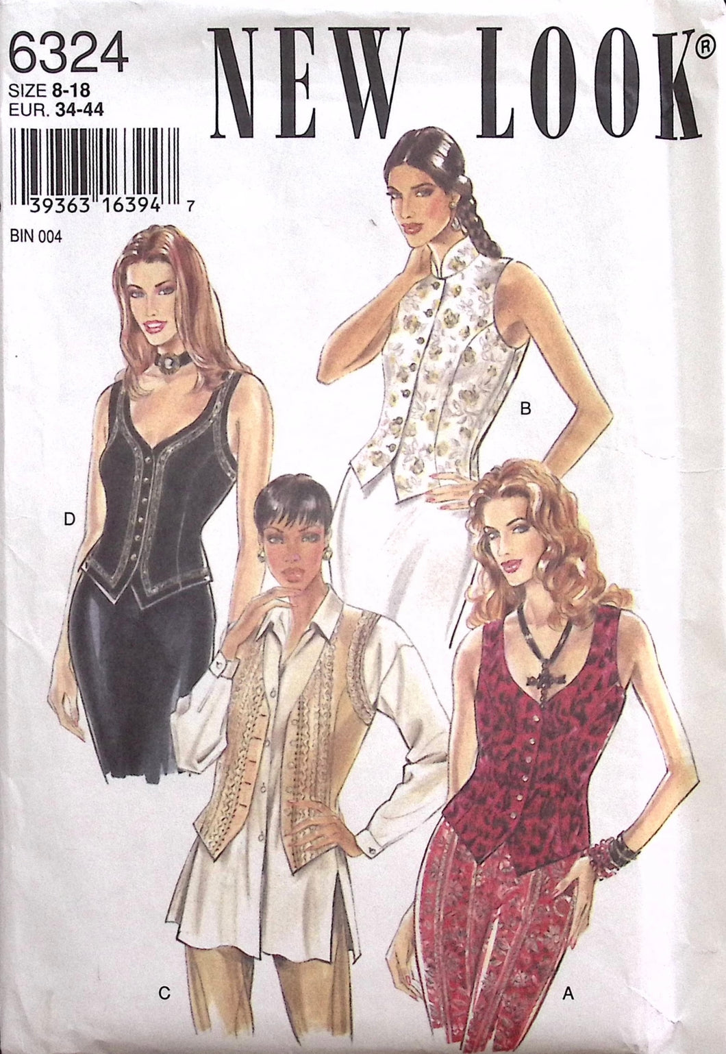 Vintage Sewing Pattern: New Look 6324