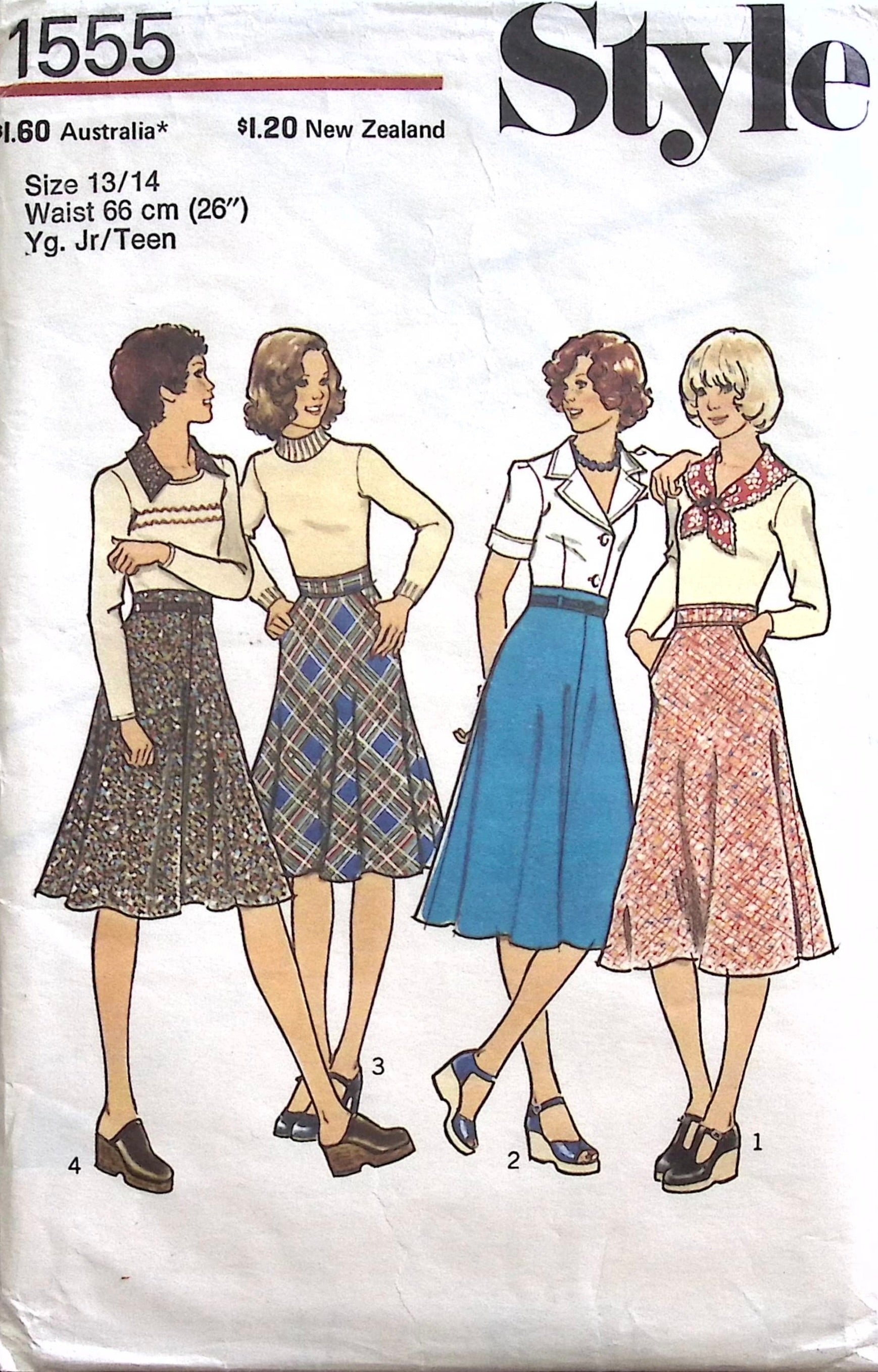 Vintage Sewing Pattern: Style 1555 – Vintage Stitch Australia