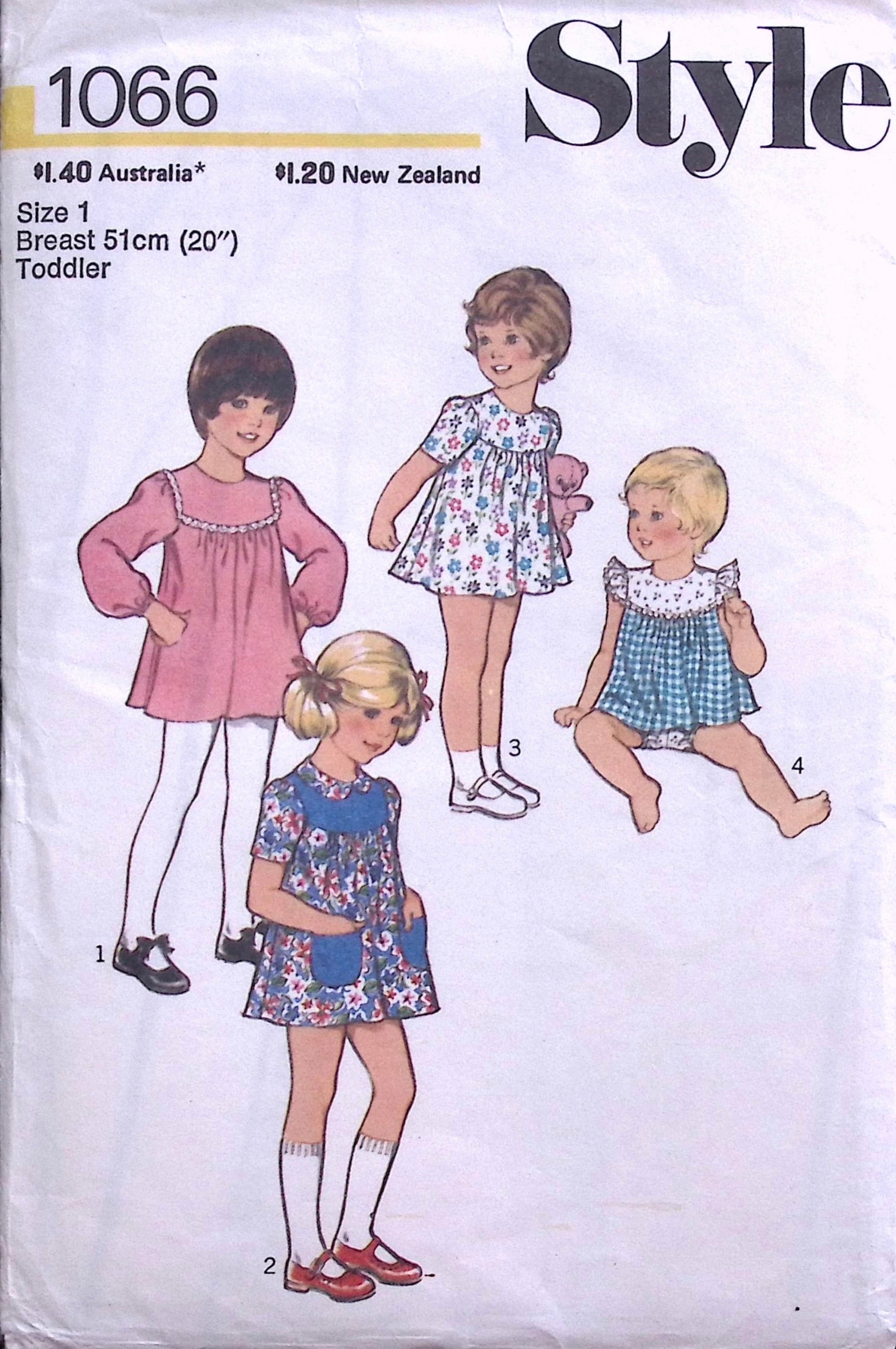 Vintage Sewing Pattern: Style 1066 – Vintage Stitch Australia