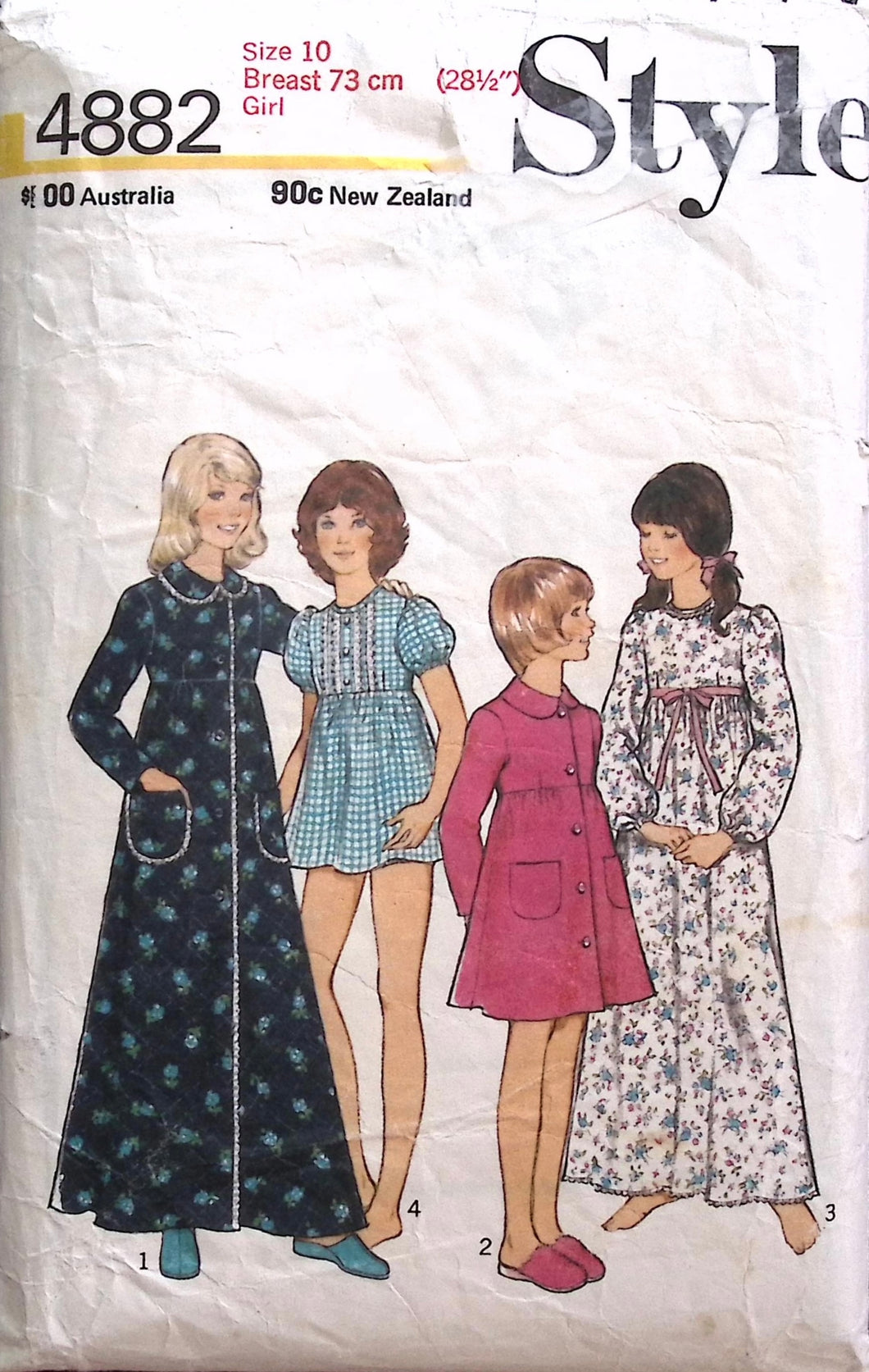 Vintage Sewing Pattern: Style 4882