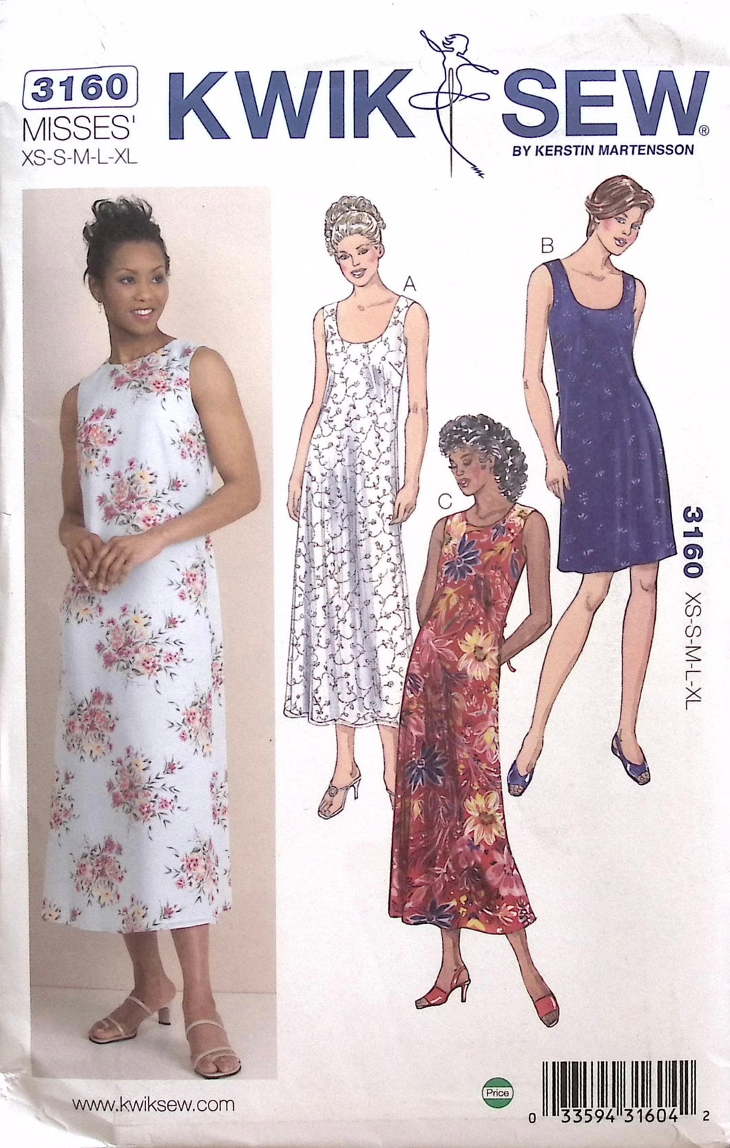 Sewing Pattern: Kwik Sew 3160