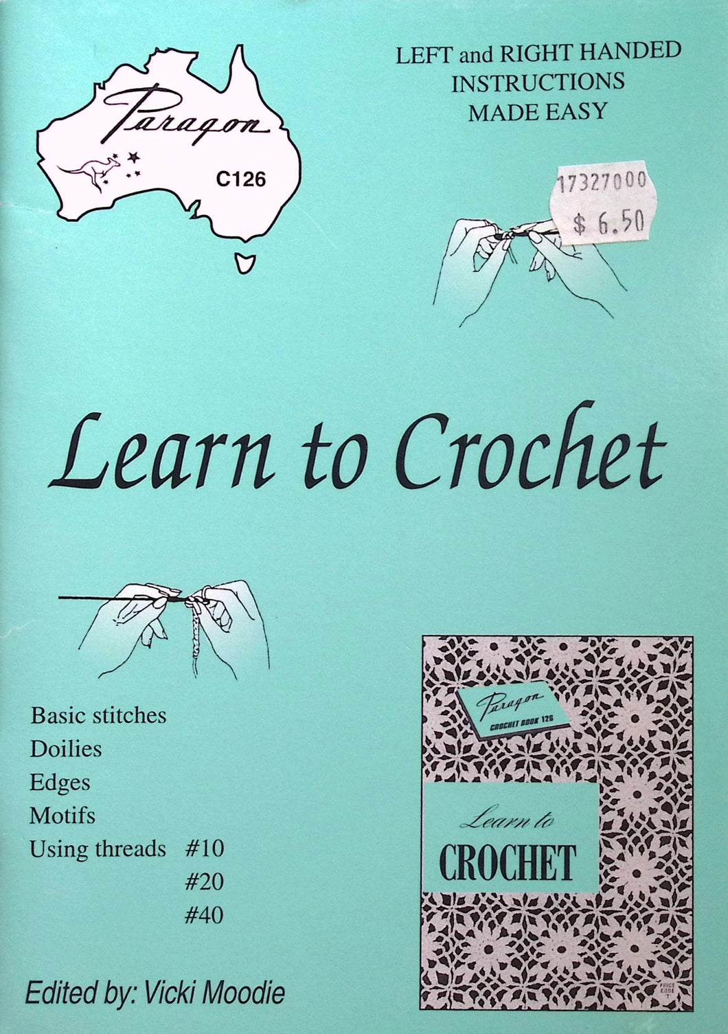 Vintage Paragon Learn to Crochet Book C126