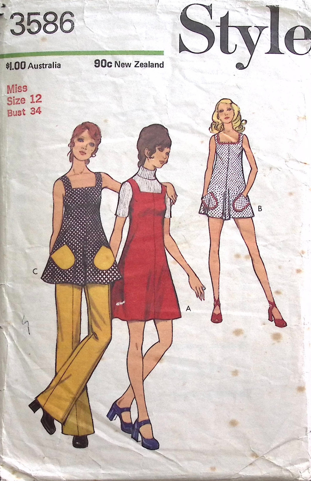 Vintage Sewing Pattern: Style 3586