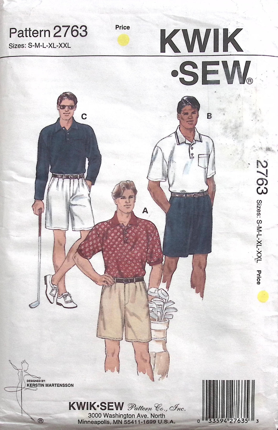 Vintage Sewing Pattern: Kwik Sew 2763