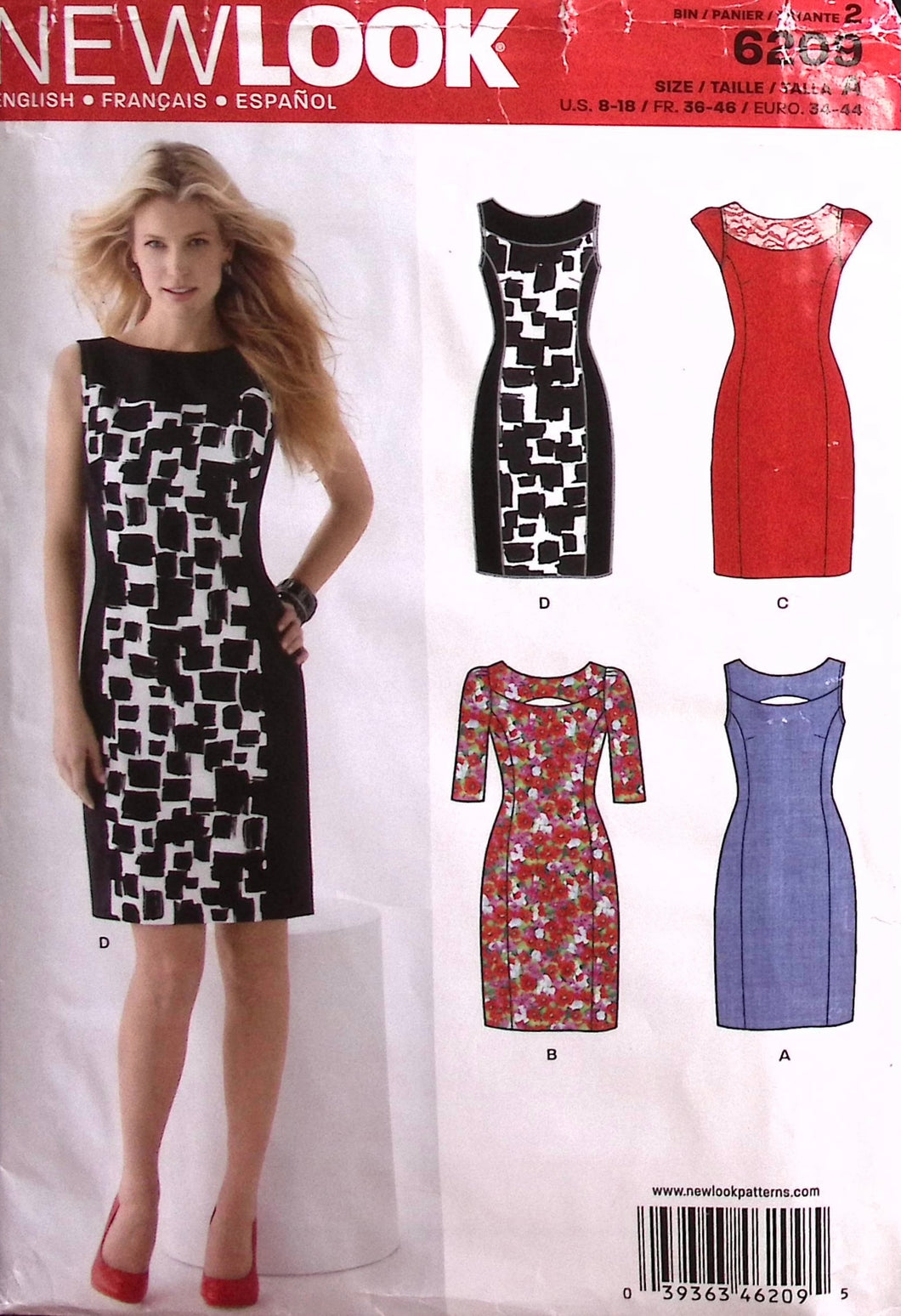 Sewing Pattern: New Look 6209