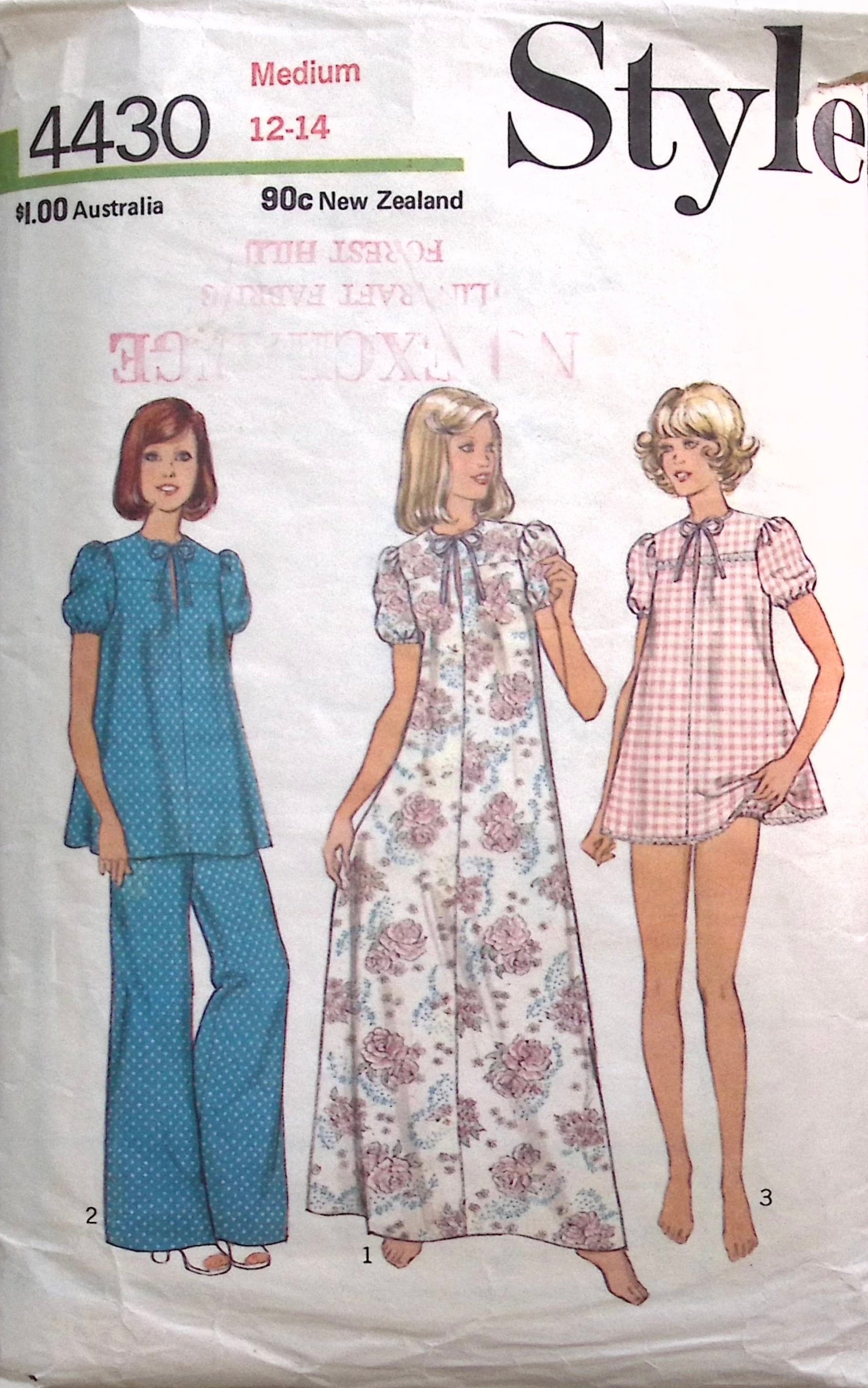 Vintage Sewing Pattern: Style 4430 – Vintage Stitch Australia