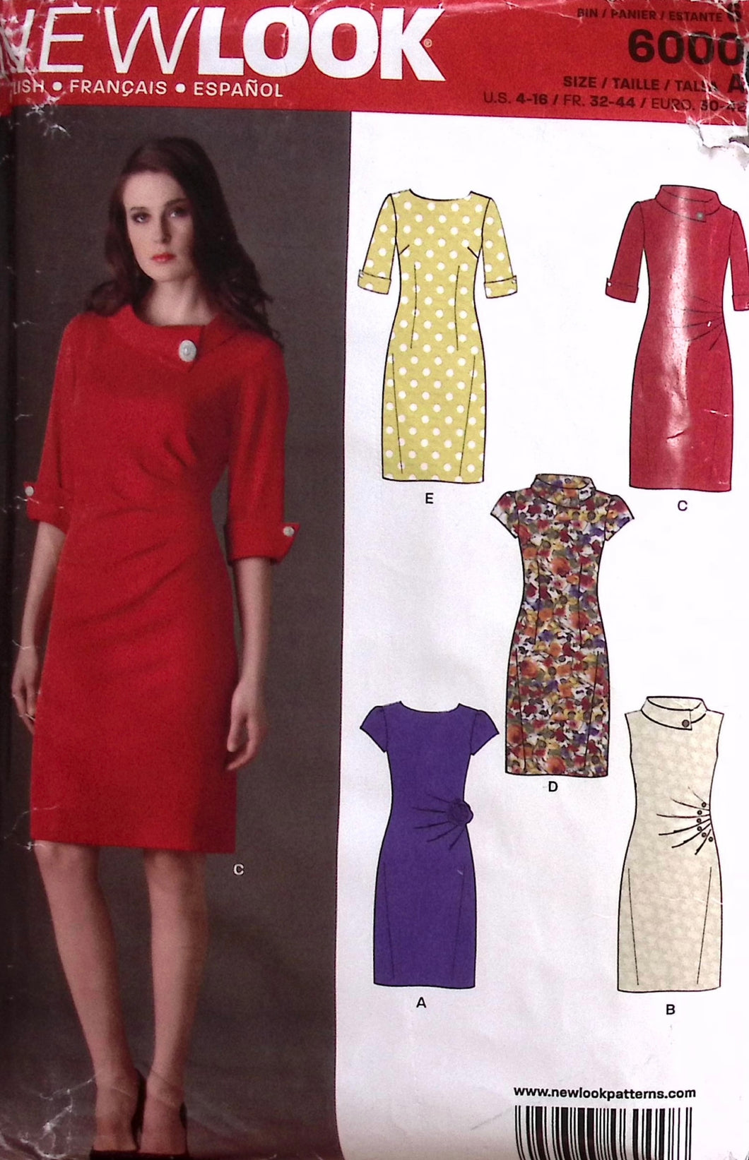 Sewing Pattern: New Look 6000