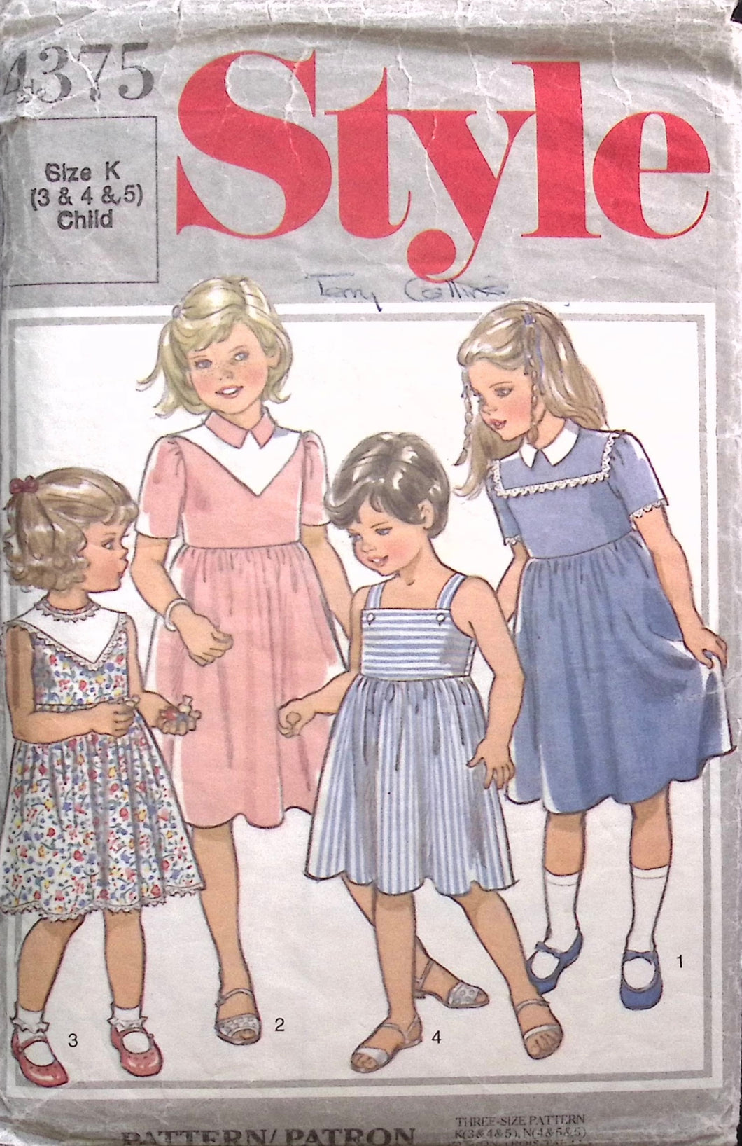 Vintage Sewing Pattern: Style 4375