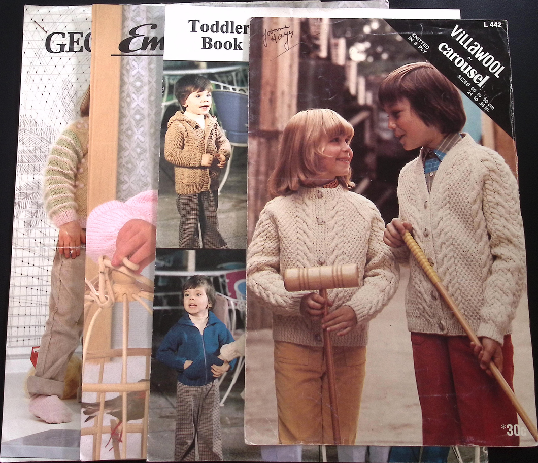 Knitting Leaflets & Book for Toddlers & Children