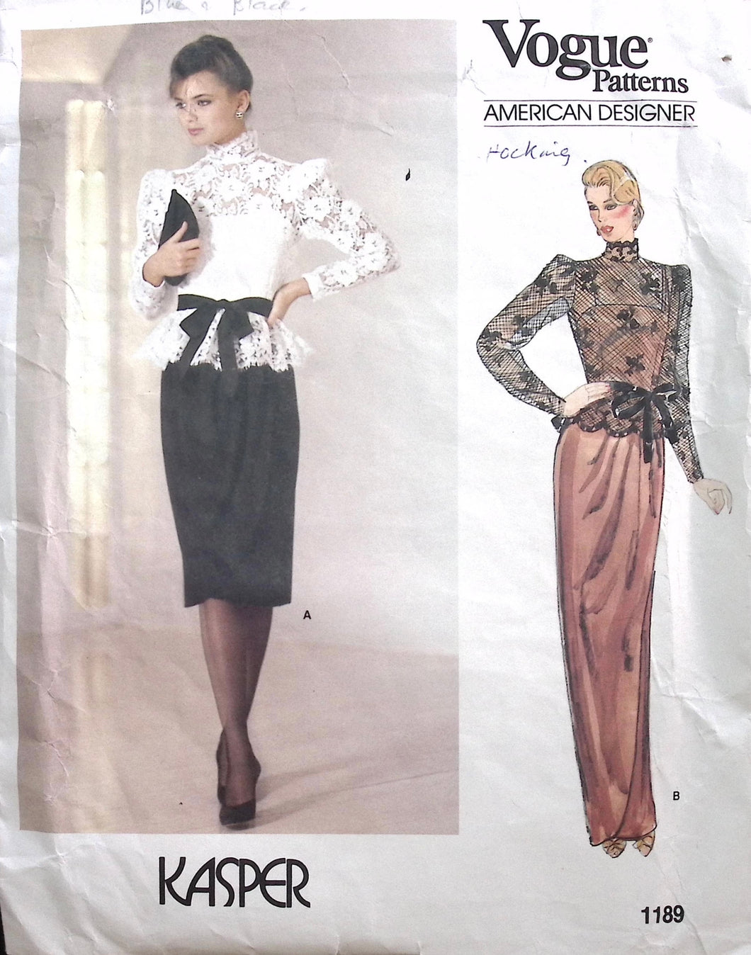 Vintage Sewing Pattern: Vogue 1189