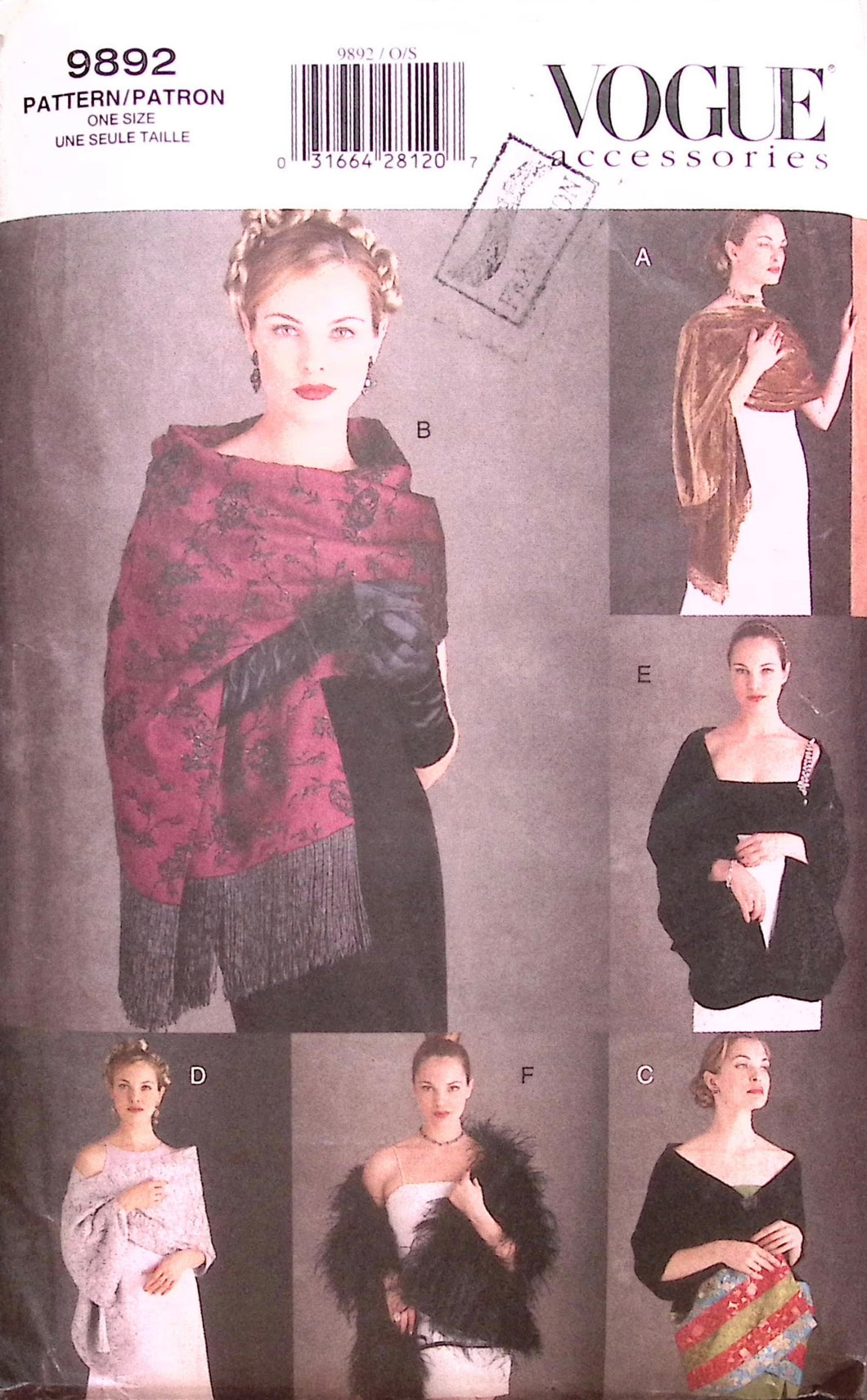 Vintage Sewing Pattern: Vogue 9892