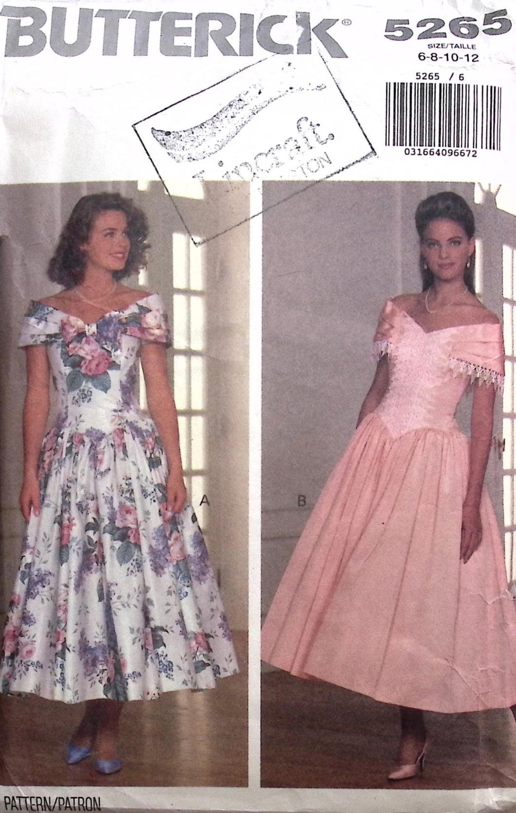 Vintage Sewing Pattern: Butterick 5265