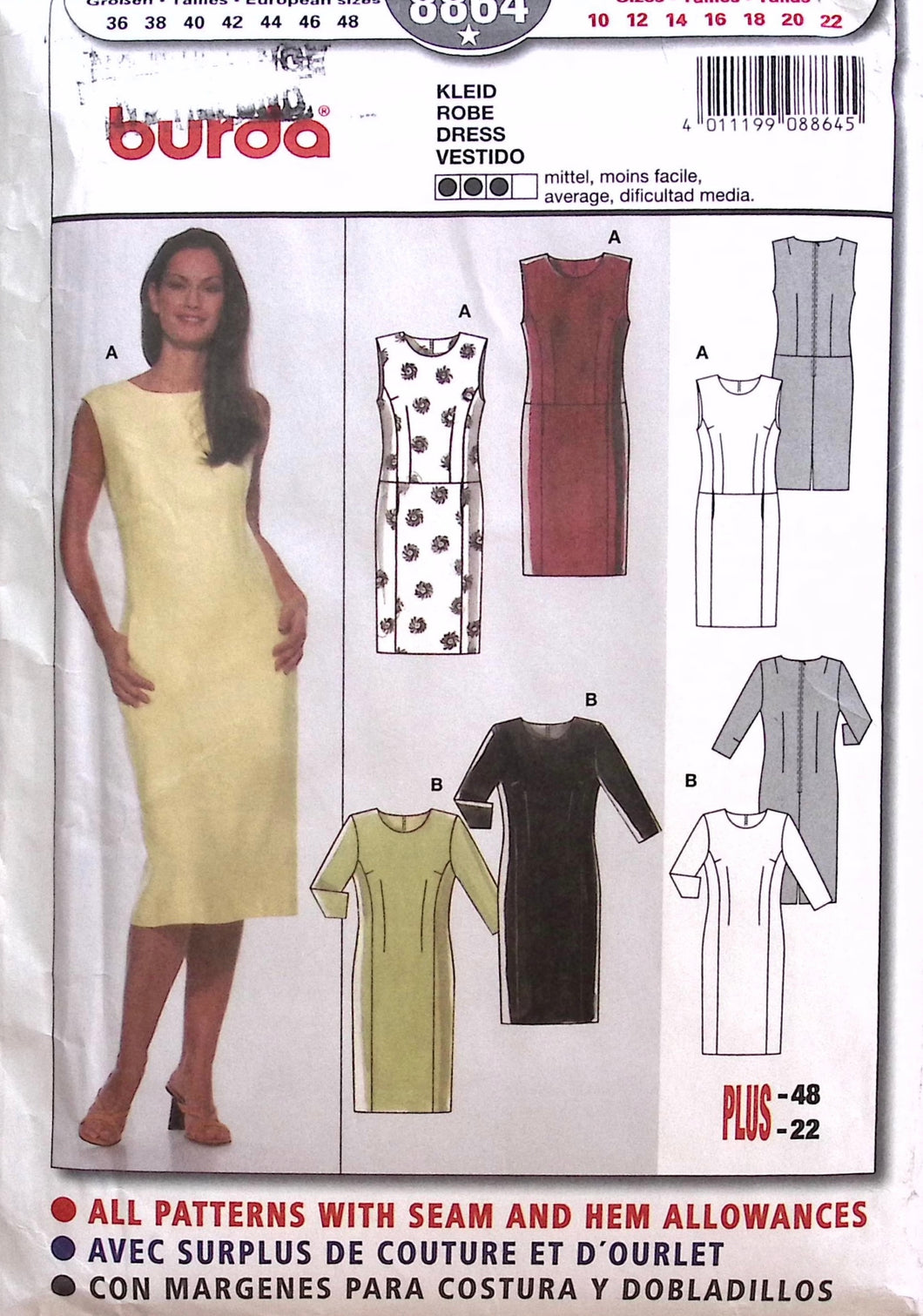 Sewing Pattern: Burda 8864