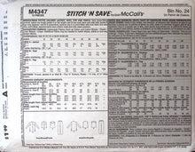 Load image into Gallery viewer, Sewing Pattern: McCalls M4347
