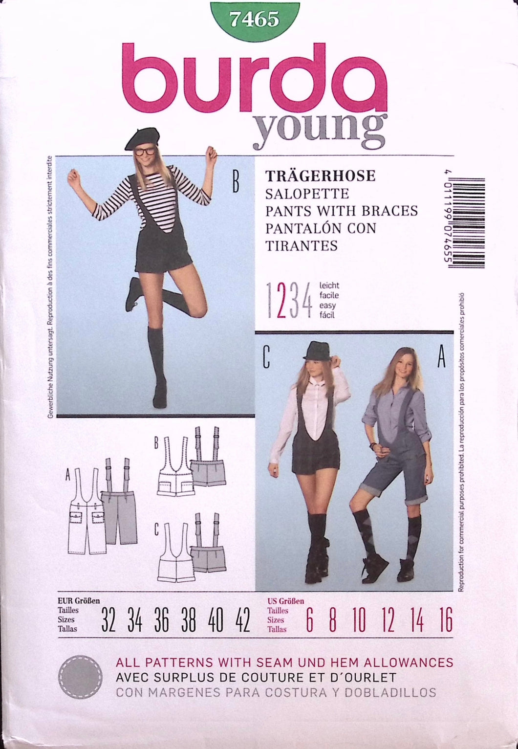 Sewing Pattern: Burda 7465