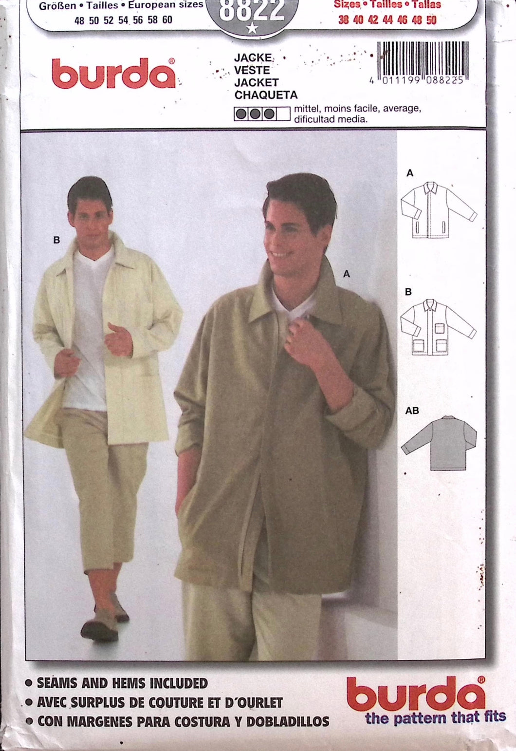 Sewing Pattern: Burda 8822
