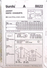 Load image into Gallery viewer, Sewing Pattern: Burda 8822
