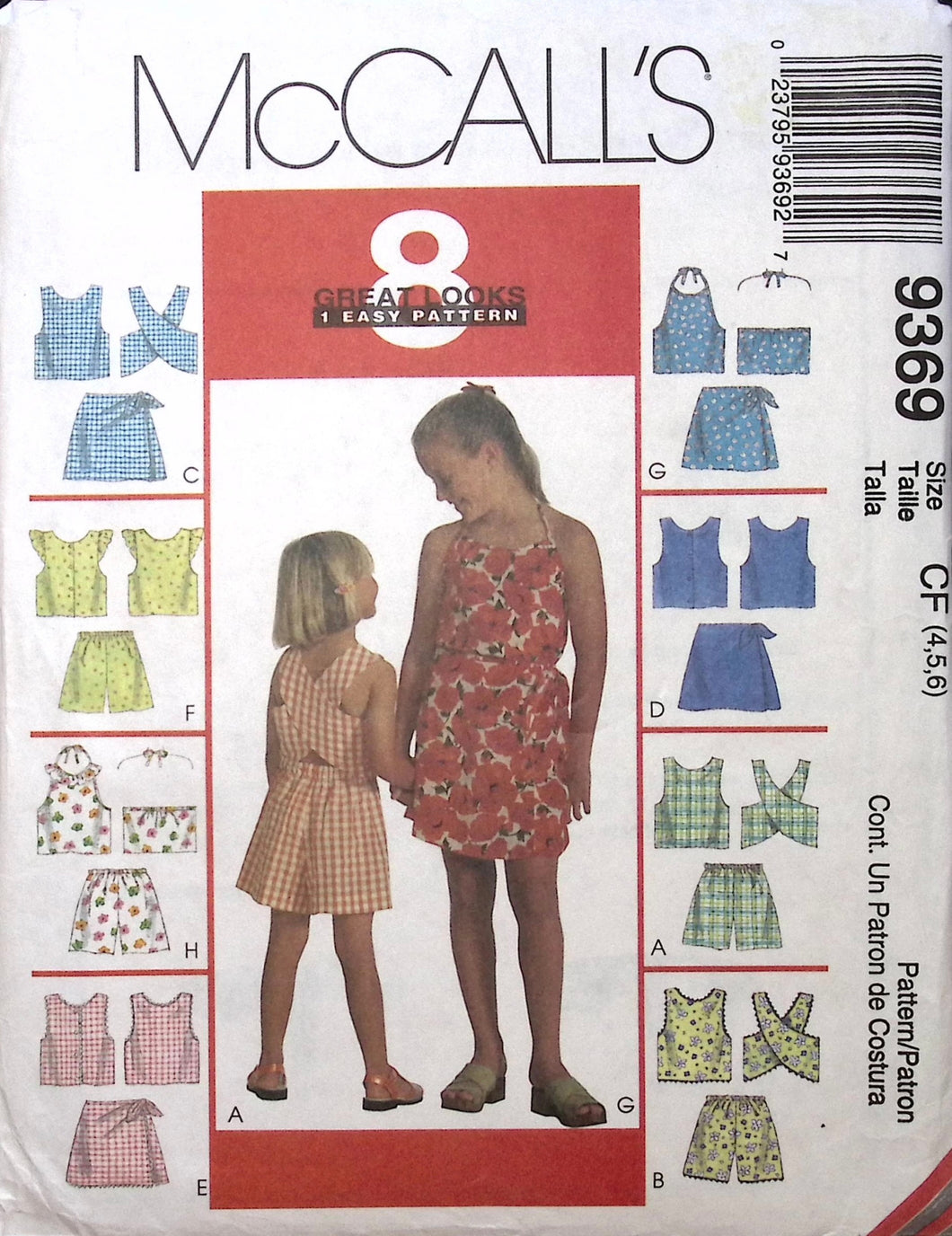 Vintage Sewing Pattern: McCalls 9369